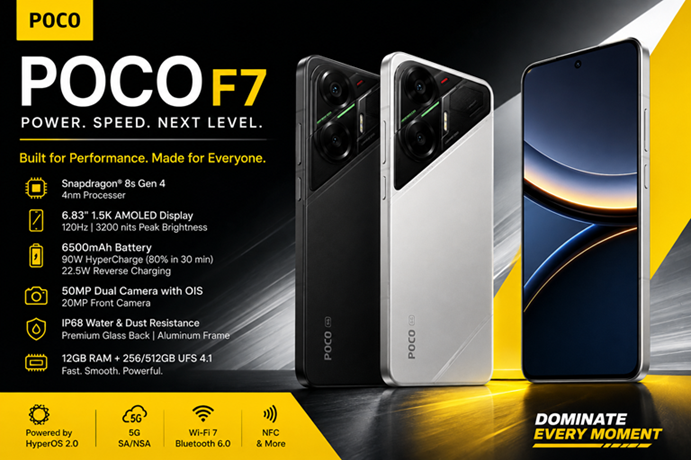 Value for Money Smartphone Poco F7